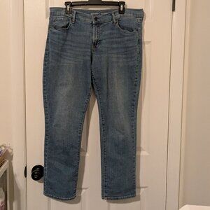 Old Navy original straight Acadia mid rise jeans size 12short